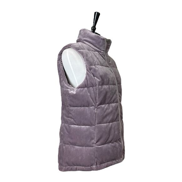 Zeroexposur New Vest Winter Quilted Puffer Zip Front Lavender Women’s Size Large - Picture 2 of 13